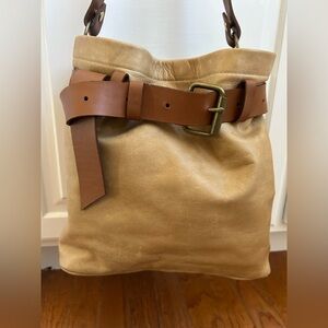 Parker Thatch Belted Jane Bag in Heritage Tan Broken-in Leather